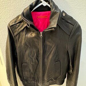 Alice + Olivia Real Leather Jacket